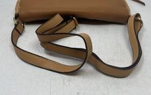 Load image into Gallery viewer, Jessica Simpson Womens Brown Leather Adjustable Strap Shoulder Crossbody Bag

