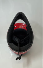 Load image into Gallery viewer, Bell Red White Black Protective Gear Full-Face Motocross Helmet Size Medium
