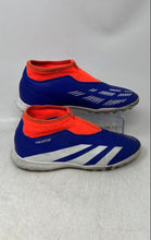 Load image into Gallery viewer, Adidas Kids Predator 24 League Laceless TF Blue Orange White Sneaker Shoes 4.5
