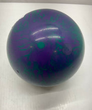 Load image into Gallery viewer, Brunswick Therese Axis Teal Blue Sporting Equipment Swirl Drilled Bowling Ball

