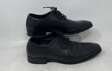 Load image into Gallery viewer, Calvin Klein Mens Black Leather Low Top Lace-Up Oxford Dress Shoes Size 9.5 M
