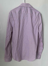 Load image into Gallery viewer, Michael Kors Mens Multicolor Check Print Slim-Fit Long Sleeve Dress Shirt Size M

