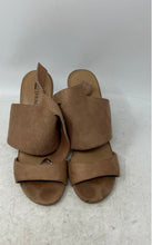 Load image into Gallery viewer, Call It Spring Womens Brown Perforated Block Heel Slingback Sandals Size 8.5
