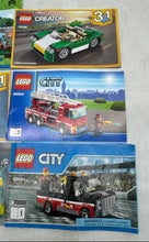 Load image into Gallery viewer, Lot Of 10 Pieces Assorted Lego Mixed Variety Building Toy Instruction Manuals
