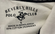 Load image into Gallery viewer, Beverly Hills Polo Club Womens White Short Sleeve Collared Polo Shirt Size L
