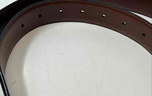 Load image into Gallery viewer, Penguin Mens Black Leather Adjustable Formal Dress Belt Size 36
