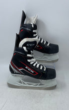 Load image into Gallery viewer, CCM Unisex Kids JetSpeed FT340 Black Leather Lace-Up Ice Hockey Skates Size 1
