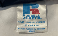 Load image into Gallery viewer, Russell Athletic Mens Blue Short Sleeve Panthers #26 Football Jersey Size Medium
