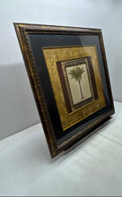 Load image into Gallery viewer, Stately Palm I Tree Black And Gold Artwork Framed Wall Decorative Print
