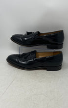 Load image into Gallery viewer, Johnston &amp; Murphy Mens Optima Black Kiltie Tassel Slip-On Loafer Shoes Size 13
