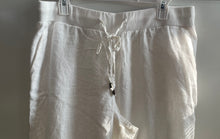 Load image into Gallery viewer, Style &amp; Co. Womens White Flat Front Drawstring Wide Leg Trouser Pants Size 14
