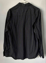 Load image into Gallery viewer, Calvin Klein Mens Multicolor Striped Long Sleeve Collared Button-Up Shirt Size L
