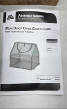 Load image into Gallery viewer, Gardenline Portable 23.6 Inch Outdoor Mini Drop-Over Greenhouse With Box

