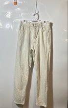 Load image into Gallery viewer, Zara Womens Off White Denim Light Wash High-Rise Straight Jeans Pants Size 2
