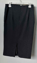Load image into Gallery viewer, Express Womens Black Back Zip Slit Stretch Straight &amp; Pencil Skirt Size 10
