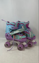 Load image into Gallery viewer, Fotoumgl Kids FO-RSG-M Purple Adjustable Strap Lace-Up Roller Skates Size 2Y-4Y

