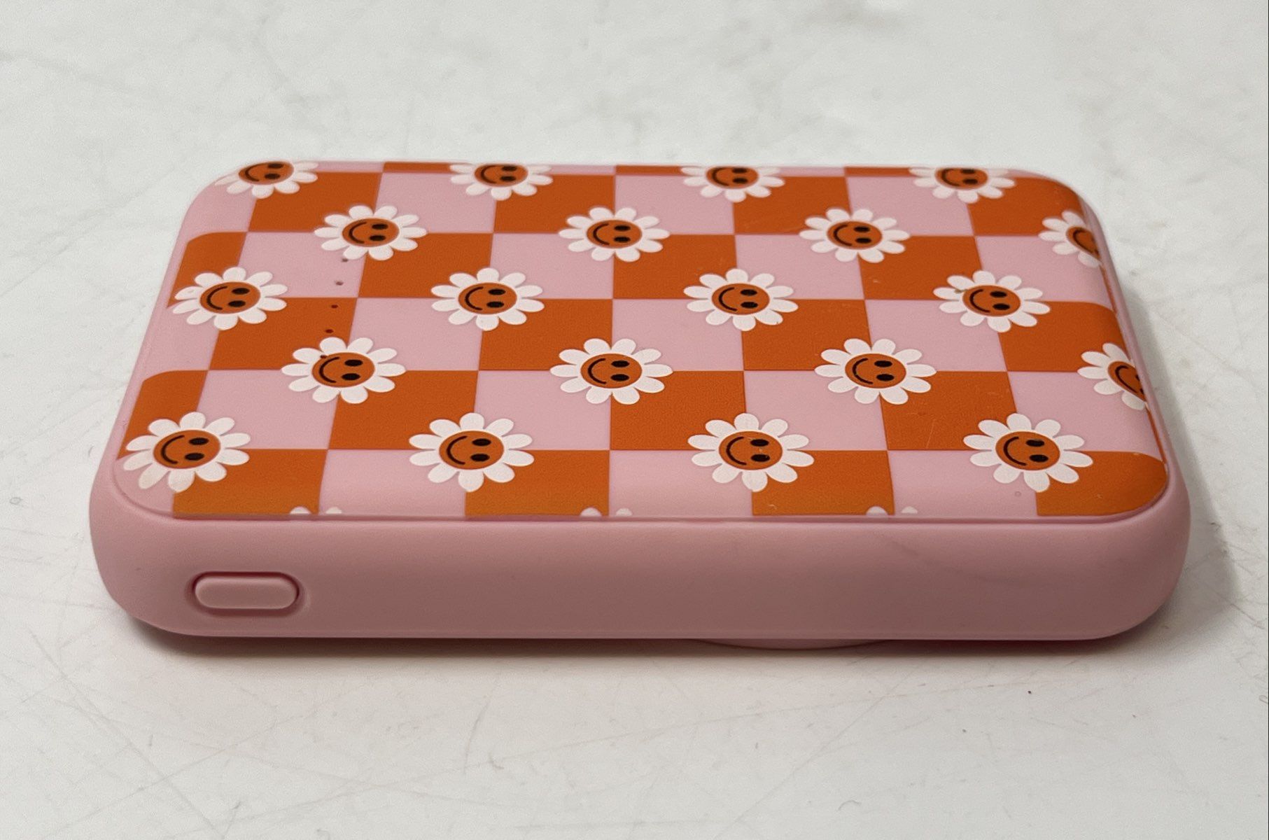 XO Poppy Pink 5000mAh Fast Charging Magnetic Wireless Power Bank Not T ...