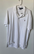 Load image into Gallery viewer, Polo Ralph Lauren Mens White Cotton Pima Soft Touch Collared Polo Shirt Size XL
