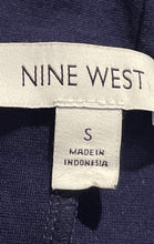 Load image into Gallery viewer, Nine West Womens Dark Blue Sleeveless Square Neck Button Front Tank Top Size S
