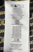 Load image into Gallery viewer, Michael Kors Womens Black And Yellow Chain Print Pullover Blouse Top Size P/S
