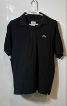 Load image into Gallery viewer, Lacoste Mens Black Cotton Short Sleeve Collared Golf Polo Shirt Size 5

