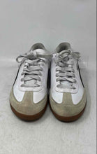 Load image into Gallery viewer, Puma Womens 9-T White Black Leather Lace-Up Low Top Sneaker Shoes Size 8
