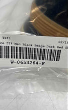 Load image into Gallery viewer, New Balance Mens 574 ML574OTD Black Beige Dark Red Sneaker Shoes Size 10.5 D
