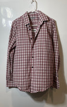 Load image into Gallery viewer, Express Mens Multicolor Plaid Cotton Long Sleeve Dress Shirt Size M 15-15.5
