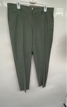 Load image into Gallery viewer, Boss Mens Green Flat Front Pockets Straight Leg Casual Dress Pants Size 36R

