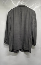 Load image into Gallery viewer, Hugo Boss Mens Gray Wool Long Sleeve Notch Lapel Two-Button Blazer Size 44R
