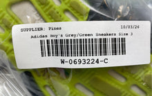 Load image into Gallery viewer, Adidas Boys RapidaSport IF8559 Gray Green Lace-Up Low Top Sneaker Shoes Size 3
