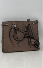 Load image into Gallery viewer, Zara Womens Brown Inner Pockets Top Handle Shoulder Tote Purse
