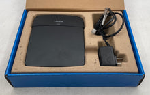 Load image into Gallery viewer, Linksys E1200 N300 Wi-Fi Wireless Router With Power Adapter In Box Not Tested
