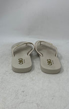 Load image into Gallery viewer, G By Guess Womens Beige Monogram Slip-On Flip-Flop Sandals Size 6M
