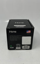 Load image into Gallery viewer, iHome iBT68 Black Color Changing Wireless Portable Bluetooth Speaker Powers On
