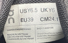Load image into Gallery viewer, On Kids Cloud Sky 3YD11440146 Black Lace-Up Low Top Sneakers Shoes Size Y6.5
