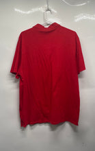 Load image into Gallery viewer, Calvin Klein Mens Red Short Sleeve Collared Button Front Polo Shirt Size XL
