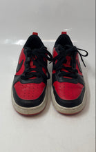 Load image into Gallery viewer, Nike Boys Court Borough Low Recraft DV5456-600 Red Black Sneakers Shoes Size 6Y
