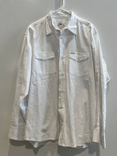 Load image into Gallery viewer, Blanc Du Nil Mens White Long Sleeve Spread Collar Pockets Button-Up Shirt Sz XL

