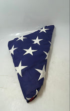 Load image into Gallery viewer, Blue White Stars Pattern Fabric Folded Home Outdoor American Flag
