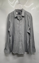 Load image into Gallery viewer, Hugo Boss Mens Black White Striped Cotton Regular Fit Button-Up Shirt Size 2XL
