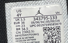 Load image into Gallery viewer, Nike Kids Air Jordan True Flight 343795-133 White Lace-Up Sneaker Shoes Size 4Y
