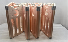 Load image into Gallery viewer, Pink Beige Foldable Safety Gate Panel Baby Gear Portable Playpen
