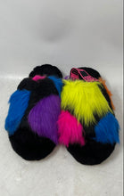 Load image into Gallery viewer, UGG Womens Fluff Yeah 1125006 Multicolor Fur Slip-On Slide Sandals Size 9
