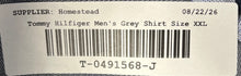 Load image into Gallery viewer, Tommy Hilfiger Mens Gray Cotton Classic Fit Button-Up Shirt Size XXL With Tag
