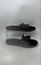 Load image into Gallery viewer, Under Armour Mens Ignite 6 3022711-003 Black Slip-On Slide Sandals Size 8
