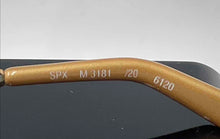 Load image into Gallery viewer, Authentic Silhouette Women's Caramel Gold Tone Wrap Sunglasses
