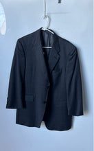 Load image into Gallery viewer, Daniel Cremieux Mens Dark Gray Printed Long Sleeve 2-Button Blazer Size 40S
