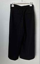 Load image into Gallery viewer, Nine West Womens Black Flat Front Elastic Waist Wide-Leg Ankle Pants Size 2
