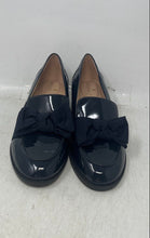 Load image into Gallery viewer, Bandolino Womens Lindio Black Leather Bow Slip-On Loafer Shoes Size 5M
